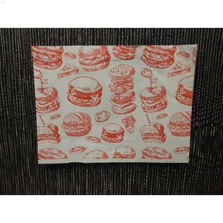 kitty box❇﹍Burger Wrapper / Shawarma Wrapper / Food Liner / Food Wrapper /Generic Print and Plain Wh