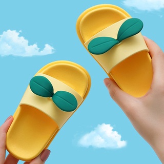 [Health and comfort]New Cute Leaf Pattern Children's Slippers Kids Indoor Outdoor Boys Slippers Girl
