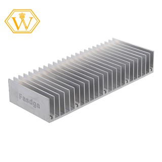 （In Stock）Fasdga Aluminum Heatsink Cooling Fin 150x60x25mm for Power Amplifier