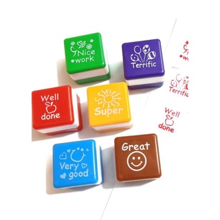6pcs VERY GOOD STAMP FOR TEACHERS &STUDENTS