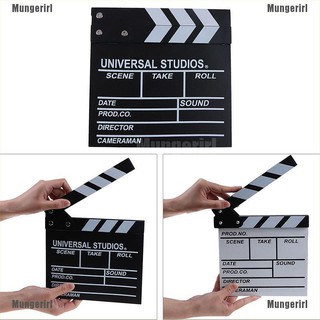 【COD】Director video acrylic clapboard dry erase tv film movie clapper board slate