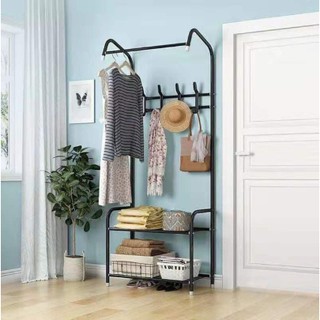 Modern simple bedroom cloth rack multifunctional simple coat rack (4)