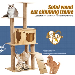 Cat Climbing Frame Cat Litter Cat Tree Cat Scratching Board Cat Condo Cat House