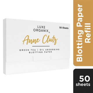 Luxe Organix Green Tea Blotting Paper Powder Finish Refill 50 Sheets