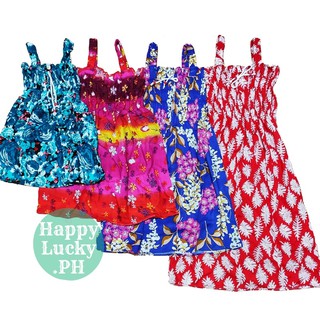 Challis Bangkok Dress for Kids Printed Duster Sleeveless Summer Dresses (0 to 7 years old)