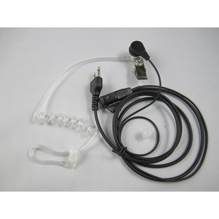 2 PIN Earpiece Covert Acoustic Tube for ICOM Two Way Radio