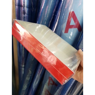 1 set White / Red box with clear acetate cover gift box product packaging (3)