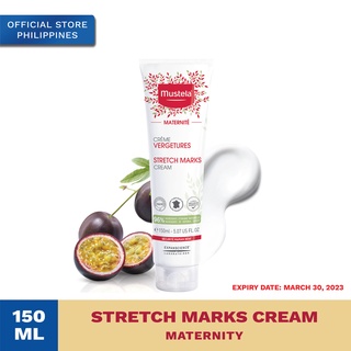 Mustela Stretch Marks Cream 150 ml, Maternity, Naturalness (Expiry Date: March 30, 2023)