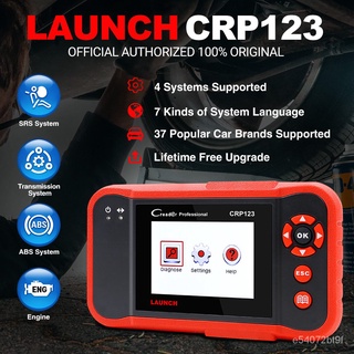 2021 Top Sale Launch X431 CRP123 obd2 tools Update Online Creader CRP123 ABS SRS Transmission Engine