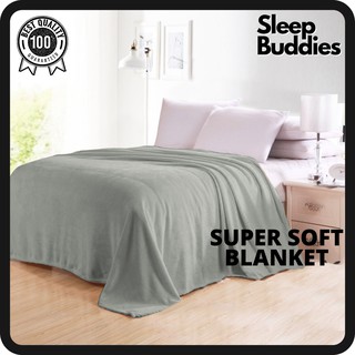 Sleep Buddies Coral Fleece Plain Blanket Super Soft Premium Quality (3)