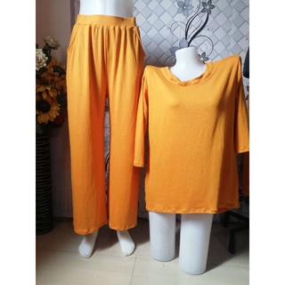 TERNO SQUARE PANTS AND BLOUSE