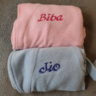 personalized BATHROBES for babies, kids and adults