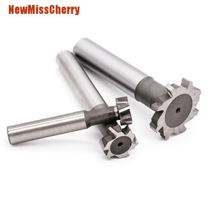 [NewMissCherry] T Slot Milling Cutter for Metal HSS Woodruff Key Seat Router Bit High Speed Steel