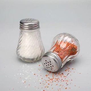 Glass Spice Storage Bottle Shaker Seasoning Jars Cooking