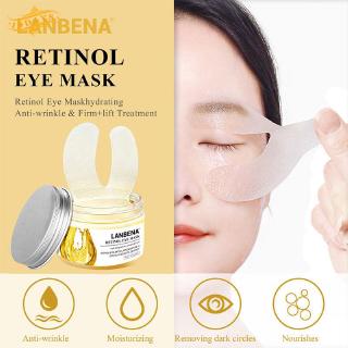 19D LANBENA Eye Patches Retinol Eye Mask Hyaluronic Acid Tender Anti-Aging 50pcs/Set