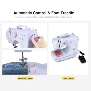 12-Stitch Sewing Machine With Sewing Kits Portable Electric Sewing Machine Handmade Tools (4)
