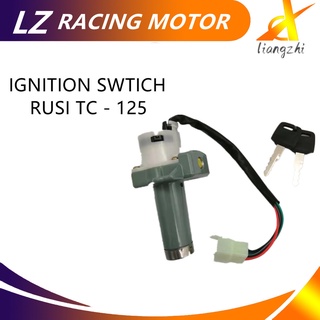 MOTORCYCLE PARTS IGNITION SWITCH W/ KEY FOR RUSI TC-125