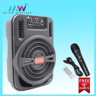 6.5" Bluetooth Portable Wireless Speaker with FREE Mic and Remote KTX 1285