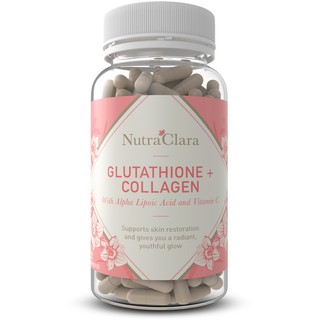 NutraClara Glutathione + Collagen 700 mg, 60 Capsules