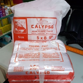 5x8 SP Calypso .001 100 pieces Clear Plastic