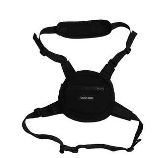 HH #6039 Vest bag Crossbody Bag chest bag versatile fashion cool tooling vest (8)