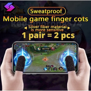 gamepubg joystick∋■gaming▲◎Finger Sleeve Removes Sweat and Water Game Controller For Pubg Mobile leg
