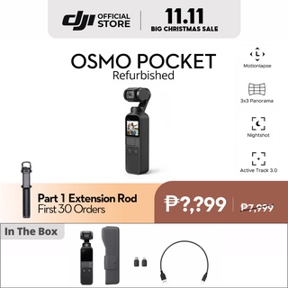DJI Osmo Pocket REFURBISHED 4K/60FPS Handheld 3-Axis Action Camera
