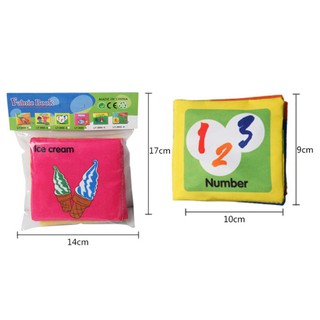 12 Styles Baby Early Development Cognitive Cloth Books Infant Book Toddler Educational Learning Toys (6)