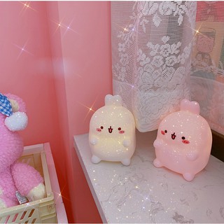 <24h delivery> W&G Cartoon Creative Night Light Unplugged Bunny Decoration Bedroom Bedside Lamp (1)