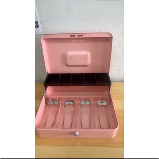 Metal Cash box Drawer Cashier Safety box Lock Big Size Secure you Money with keyReady stock