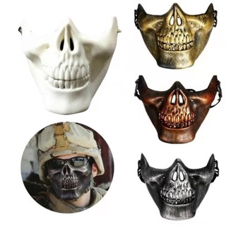Hot Skull Half Face Mask Military Skeleton Warrior 3