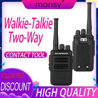Walkie-Talkie M7 Professional UHF of 2 Contact Tools Two-Way Walkie-Talkie