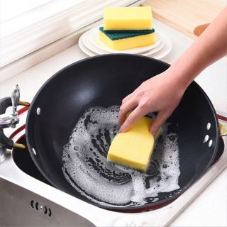 12 Pieces Of Dishwashing Sponge Magic Wipe Household Cleaning Sponge (4)