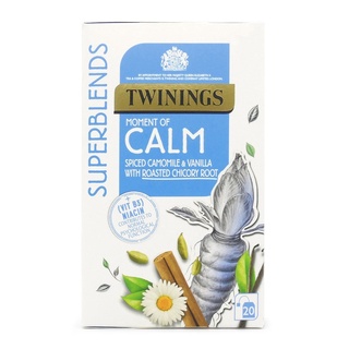 Twinings Superblends Calm Chamomile 20 Tea Bags from UK | Spiced Chamomile & Vanilla