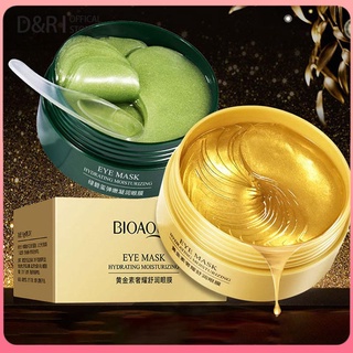60pcs 24K Gold Collagen Eye Mask Face Care Eye Patch Remove Dark Circle Anti-Puffiness Ageless Lifting Firming Skin Eye Care