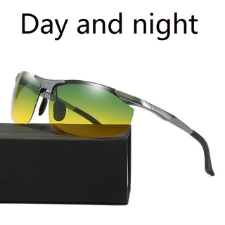 Polarized Sunglasses Men's UV400 Drive Transition Lens Day and Night Driving Fishing Night Vision