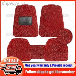 ♨Universal Coil Rubber Matting 5pcs/set nomad spaghetti car mat floor anti-slip safari