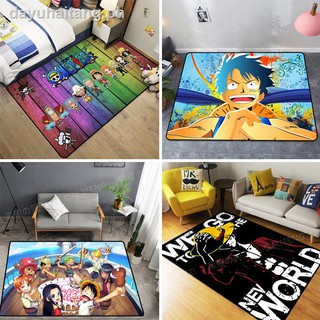 One Piece Anime Carpet Nautical King Plush Entry Square Floor Mat Bedroom (4)