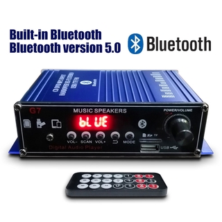 400W Bluetooth HiFi Power 2CH Amplifier Mini Audio Digital Stereo FM AMP Remote