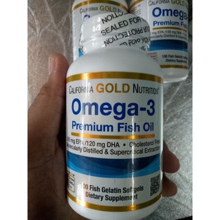 Omega-3, Premium Fish Oil, 100 Fish Gelatin Softgels