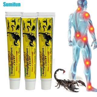 Health guarantee Sumifun 3pcs Scorpion Analgesic Ointment Arthritis Joint Pain Cream Rheumatism