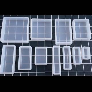 Multi-size Rectangle Square Epoxy Silicone Mold (1)