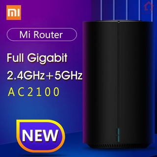ଓ Xiaomi Mi Router AC2100 Wireless Gigabit Ethernet Port GHz 5GHz WiFi 128Mb 4 High Gain Antennas APP Remote Control Support IPv6 WiFi Repeater 100-240V