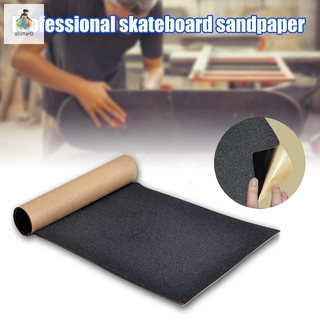 Skateboard Grip Tape Sheet Black Bubble Free Waterproof Longboard Griptape Sandpaper for Rollerboard