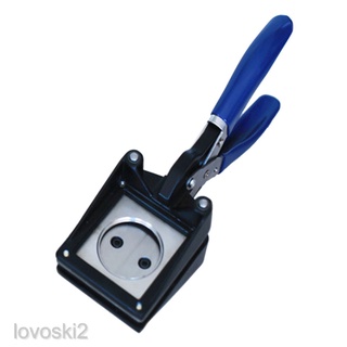Ready Stock/☋☄[LOVOSKI2] Hand Held ID Card Photo Cutter Punch Round Die Cutter Puncher for Clothing