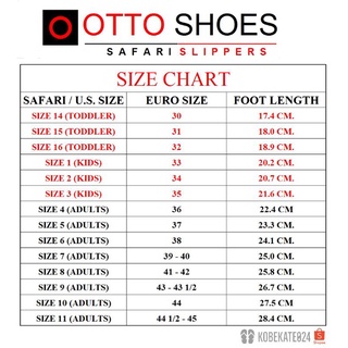 【good-looking】∏✌♘KIDS SAFARI Slippers 🇵🇭 (Unisex) OTTO Shoes / MARIKINA Made