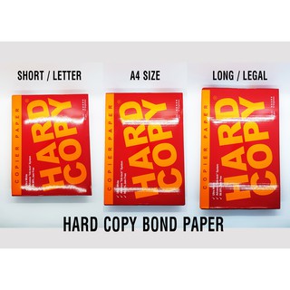HARD COPY bond paper 1 ream