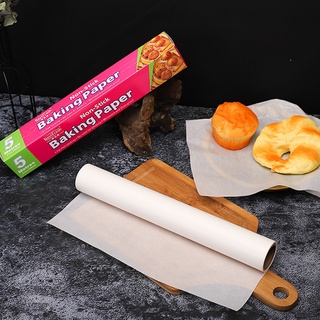 1Pcs Baking Paper With Cutter Roll Paper Oil-Absorbing Heat-Resistant Cake parchment paper
