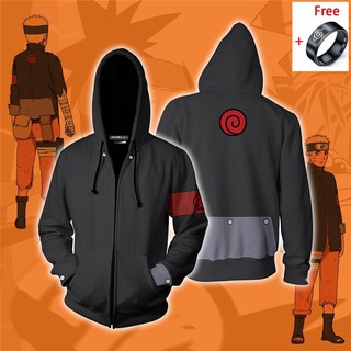 Unisex 3D Print Naruto Hoodie Sweater Hokage Ninjia Jacket Men's Sweatshirt Uzumaki Naruto Hoodies