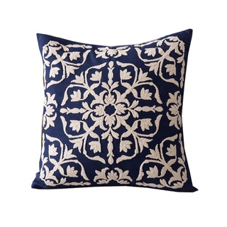50x50cm Geometric Pattern Embroidery Sofa Cushion Cover Home Living Room Chair Seat Decoration Pillo